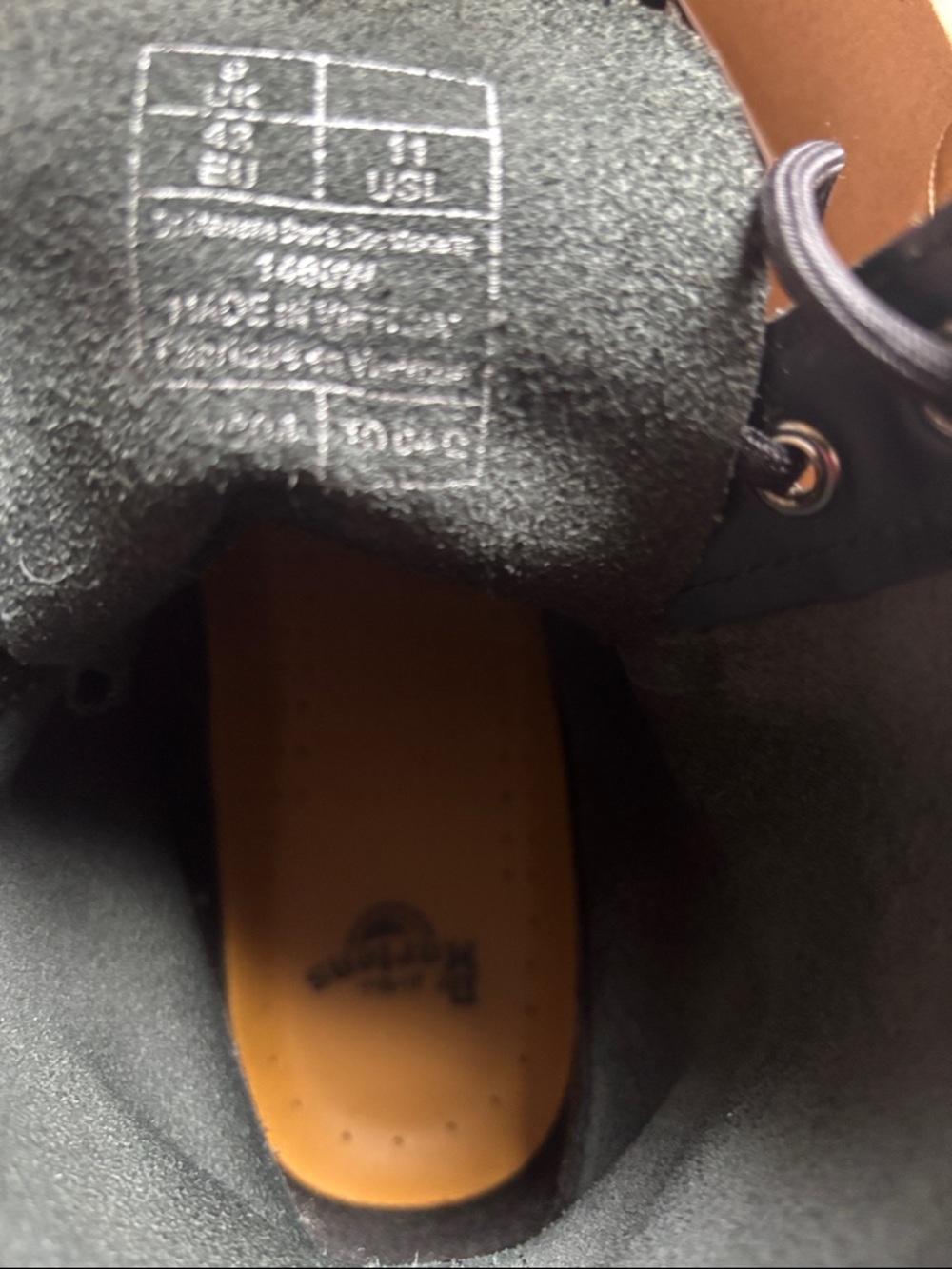 Dr. Martens 1460W Black Nior smooth boots in women’s size 11 - Picture 7 of 7